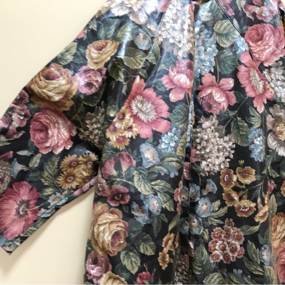 Nordic House Designs cotton Floral Trench Coat (XL) - Picture 5 of 9